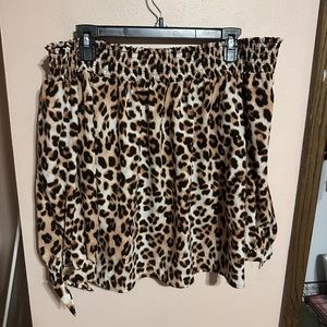 Off shoulder cheetah print RUE 21